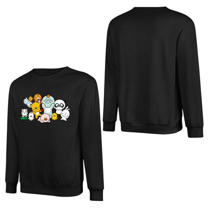 Front Patterned Long Sleeve TopBold Soft