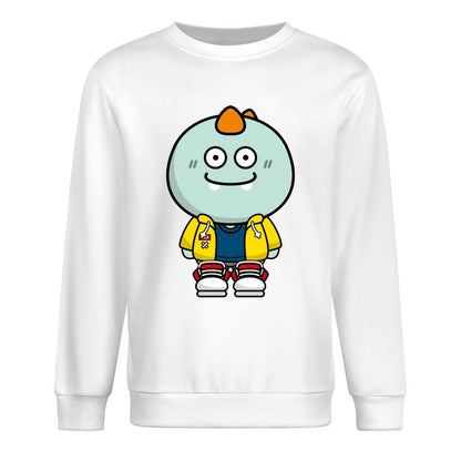 Front Patterned Long Sleeve TopPureStyle Basic