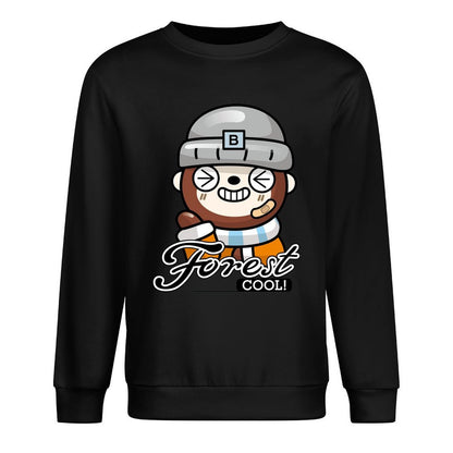 Front Patterned Long Sleeve TopSoftLine Strong