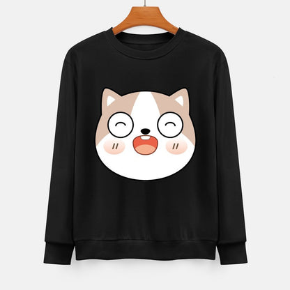  Front Patterned Long Sleeve TopEveryday Casual