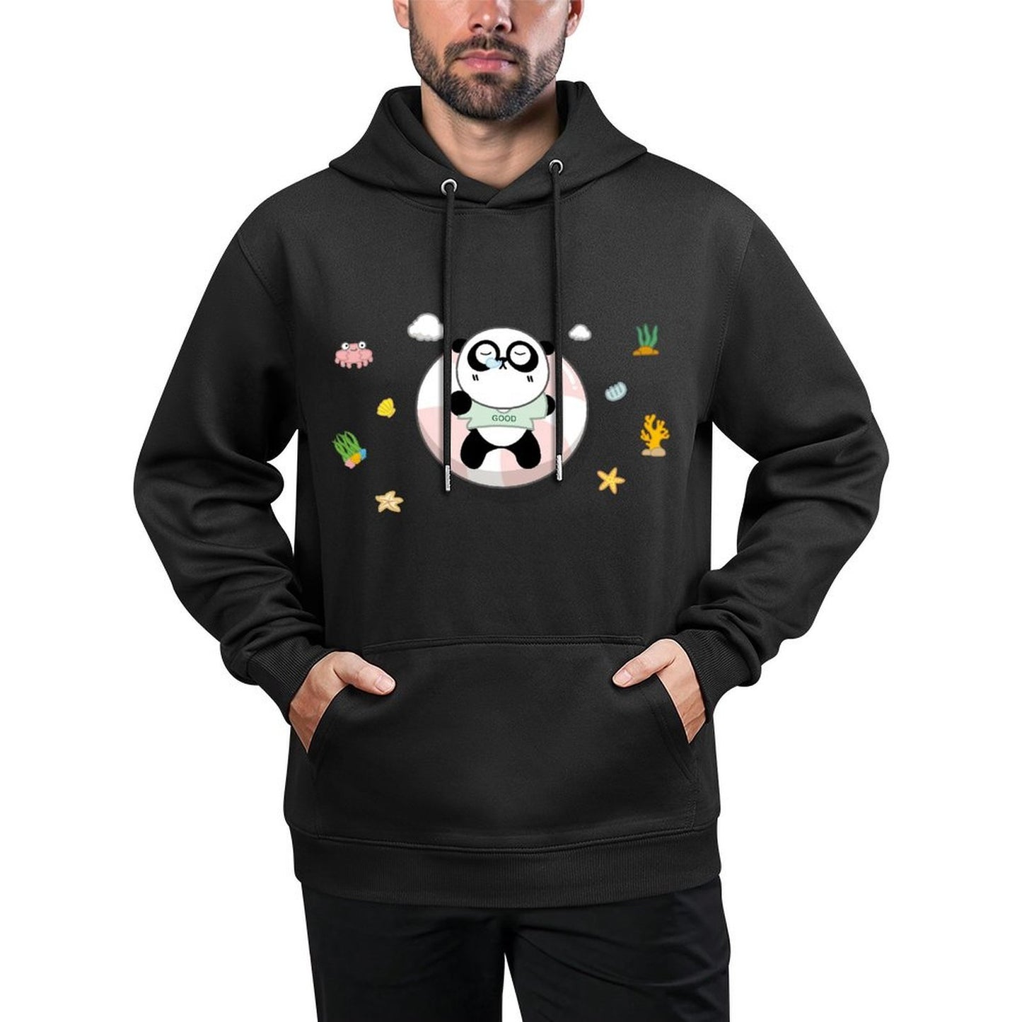 IPBR 250g Hooded Pocket Sweatshirt Front GraphicMen's Hooded  Sweatshirt4003698