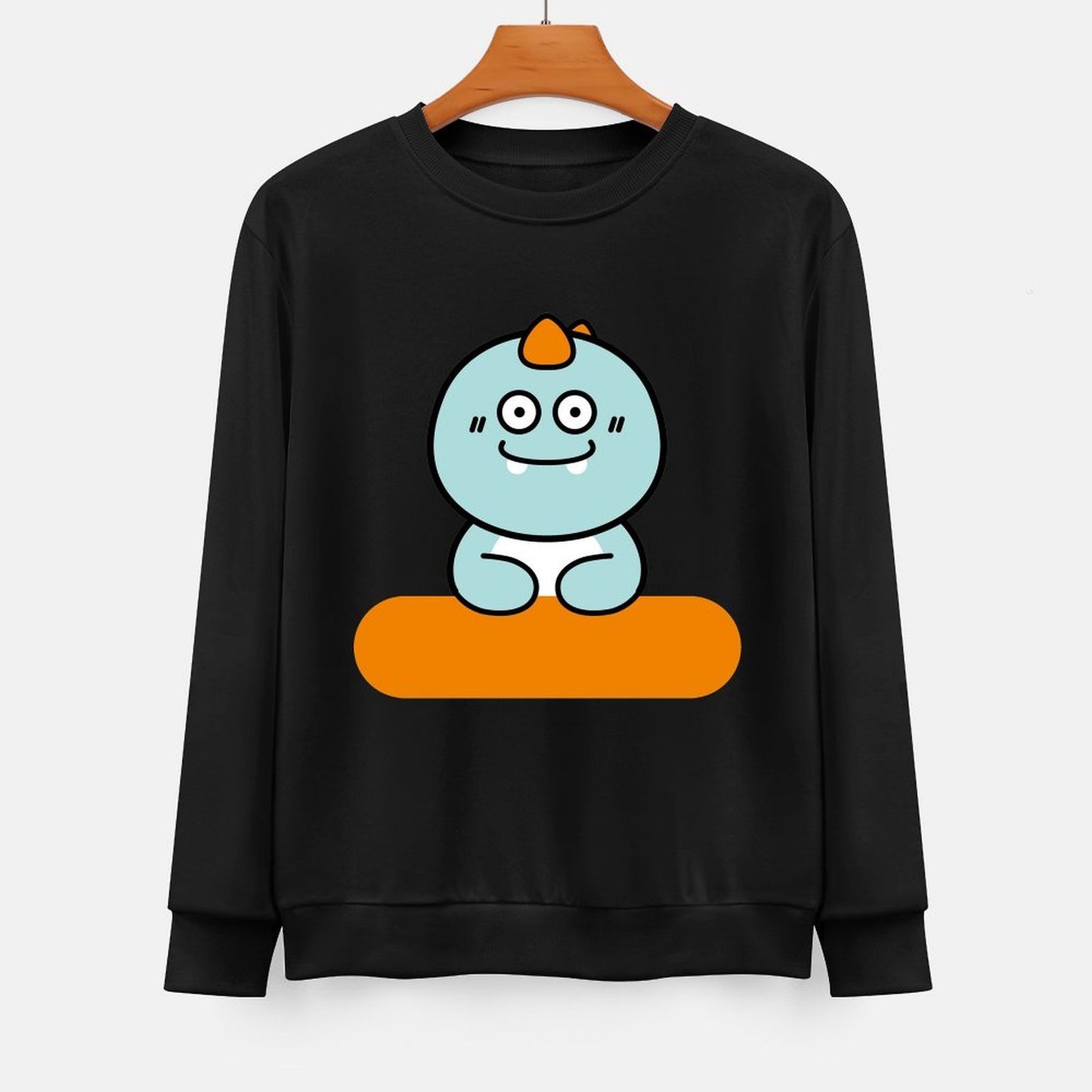 Front Patterned Long Sleeve TopNeutral Daily