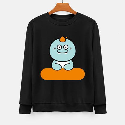 Front Patterned Long Sleeve TopNeutral Daily