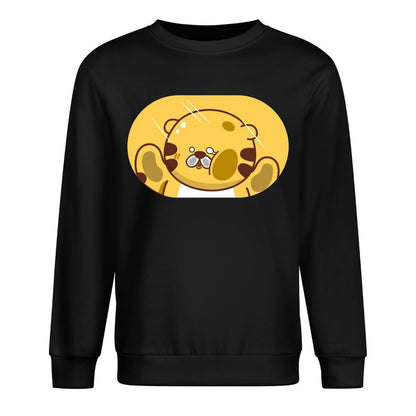 Front Patterned Long Sleeve TopEasyStyle High-Quality