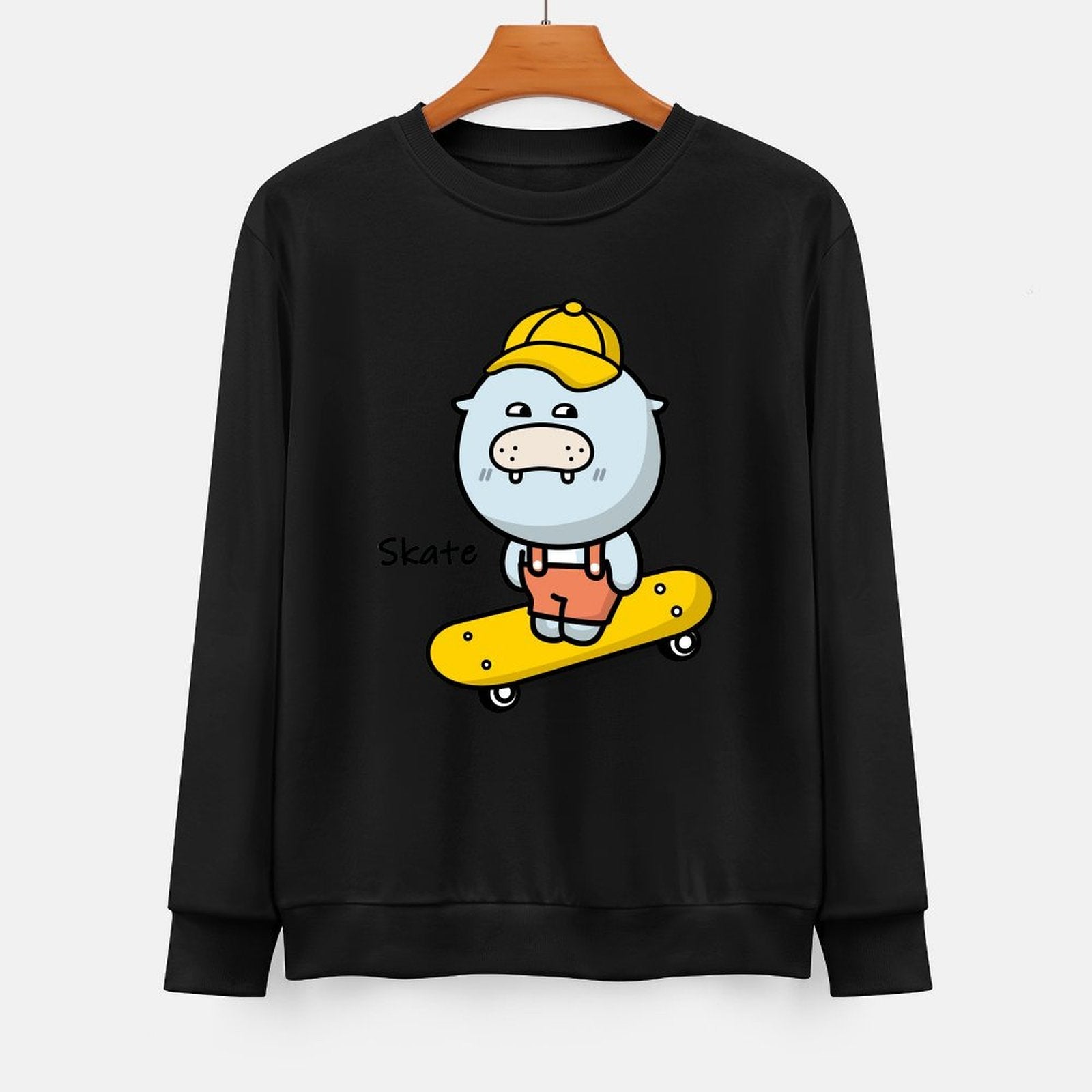  Front Patterned Long Sleeve TopRegularFit EverydaySeries