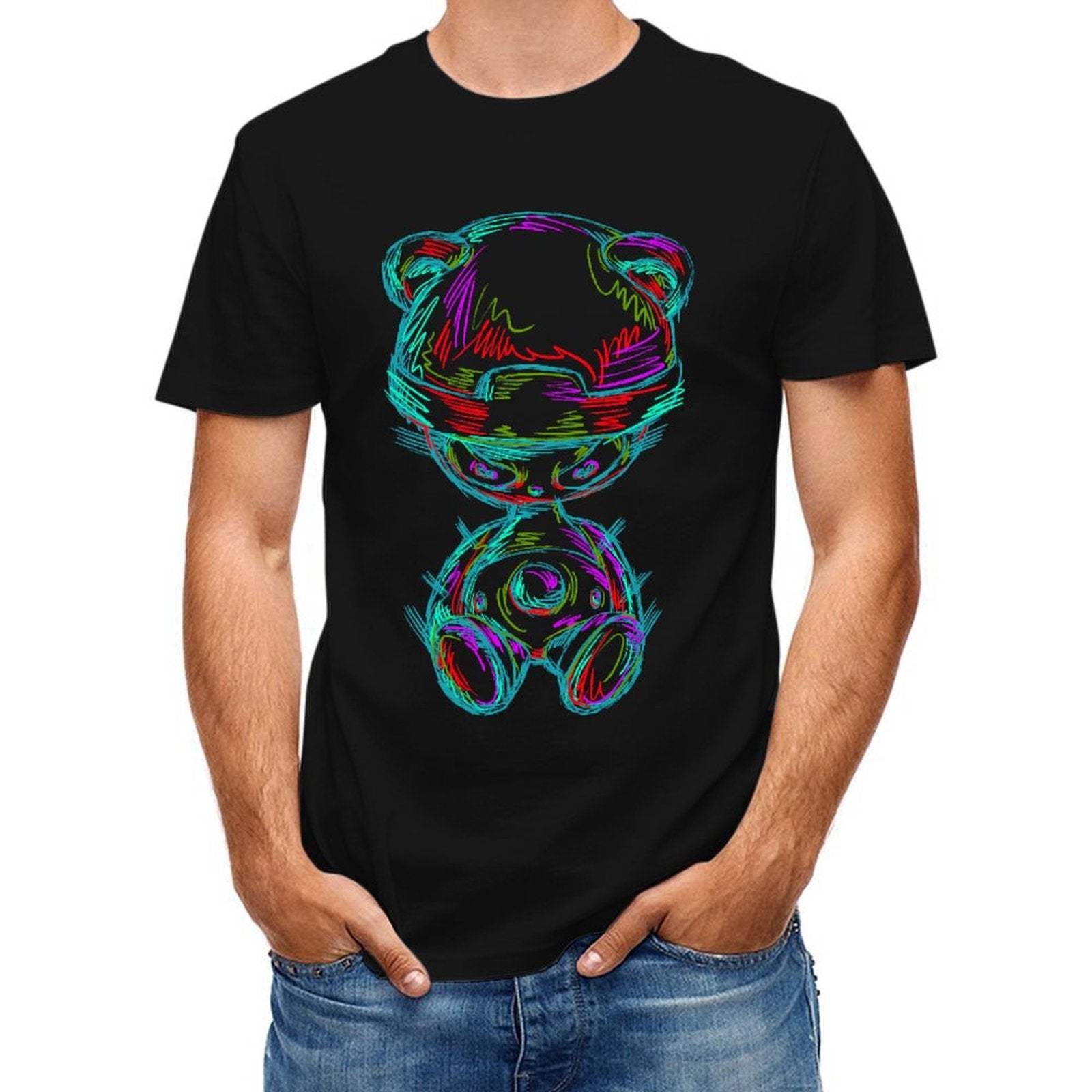 Inlex Bear T-shirtsSoftTouch 100% Cotton T-Shirt