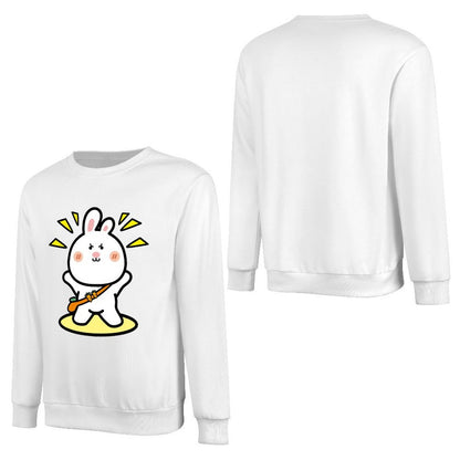 Front Patterned Long Sleeve TopTrueStyle Smooth Feel