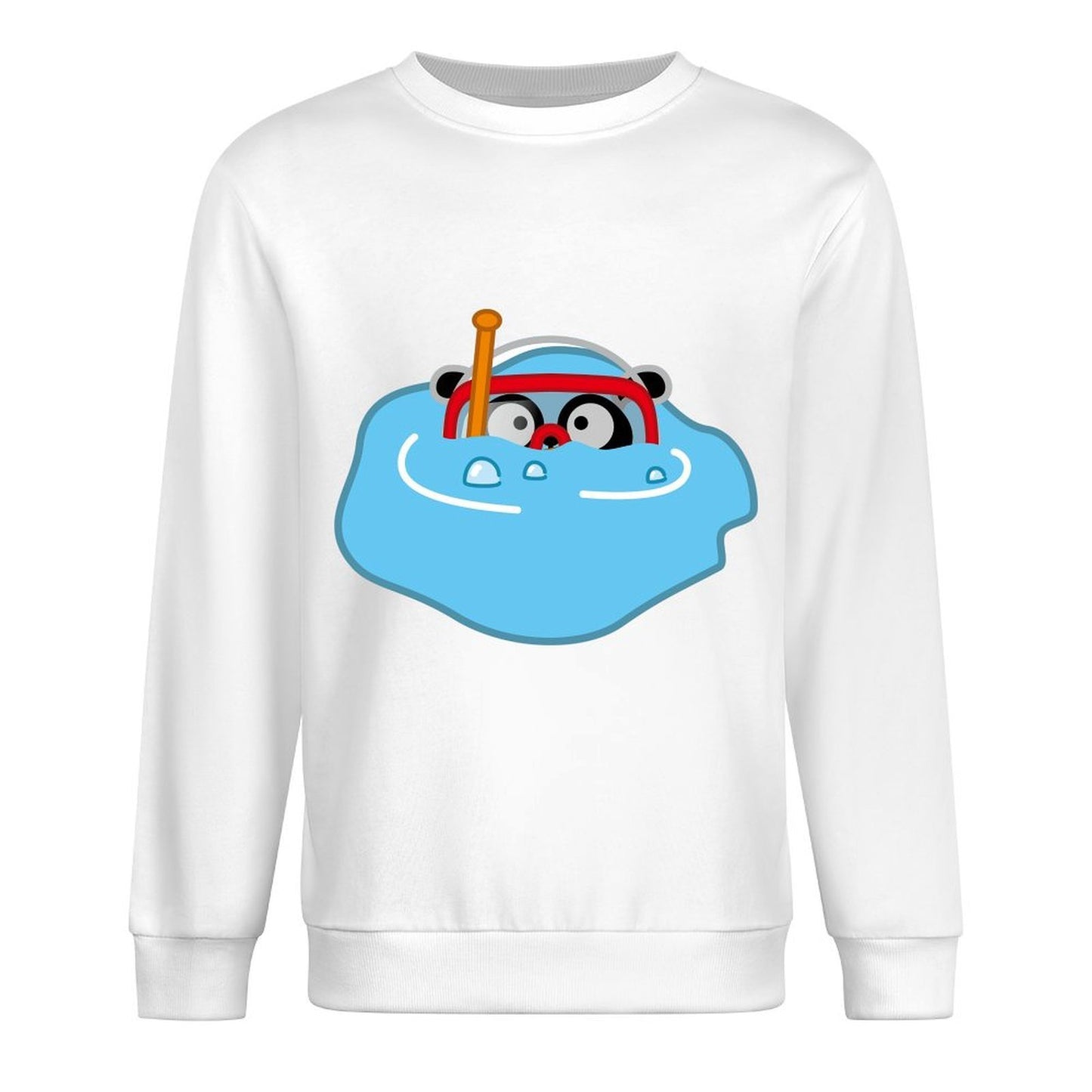 Front Patterned Long Sleeve TopRegular Moisture-Wicking