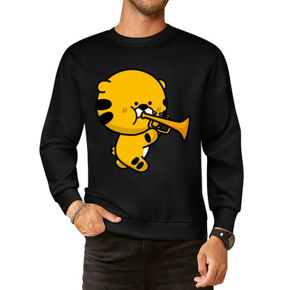 Front Patterned Long Sleeve TopModern Performance