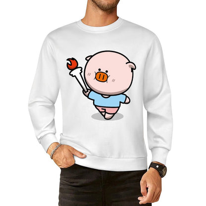 Front Patterned Long Sleeve TopUnisex Premium