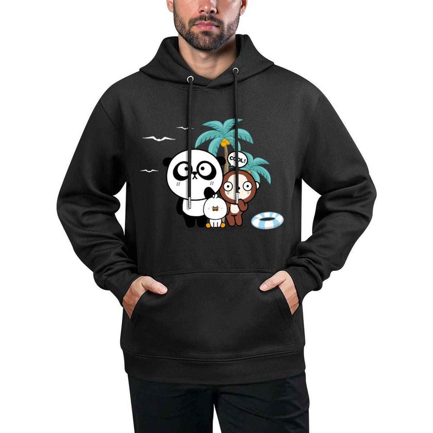 Front Graphic HoodiesPremium Tear-Resistant