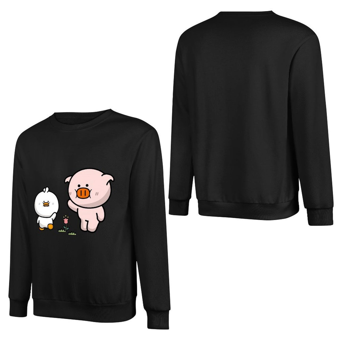 Front Patterned Long Sleeve Top PremiumSeries SimpleFit