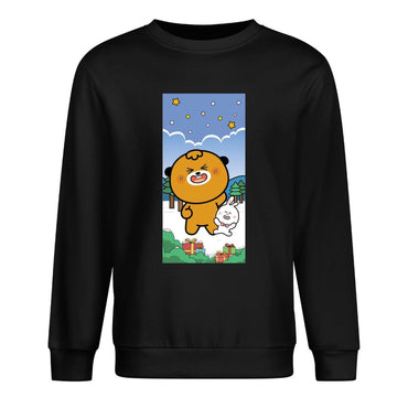 Front Patterned Long Sleeve TopEdition Softstyle