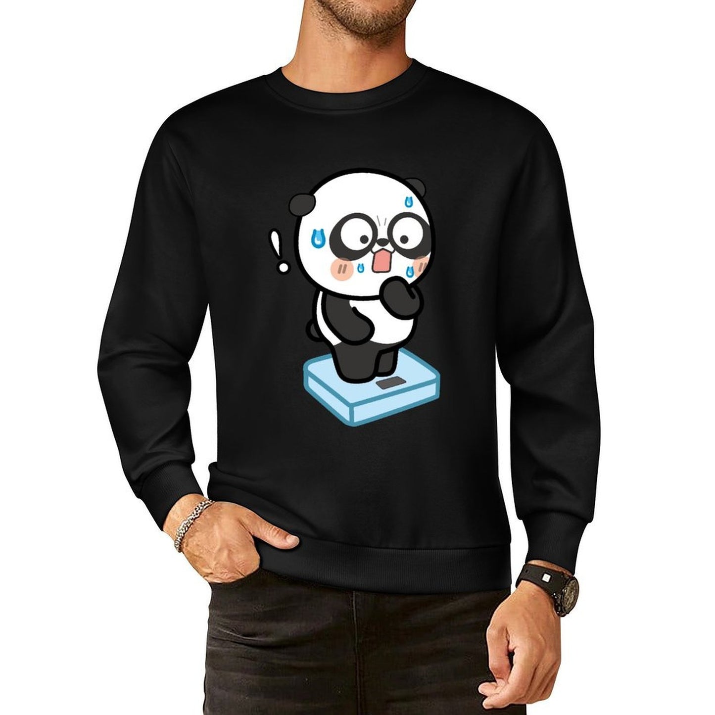 Front Patterned Long Sleeve Top EasyStyle