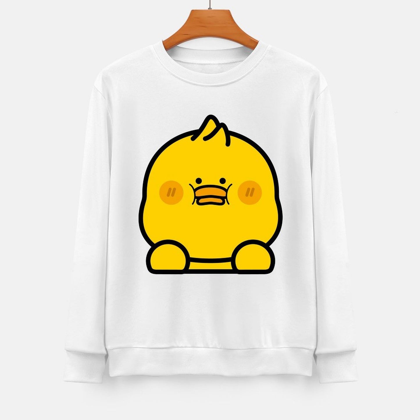 Front Patterned Long Sleeve TopActive Design-Your-Own