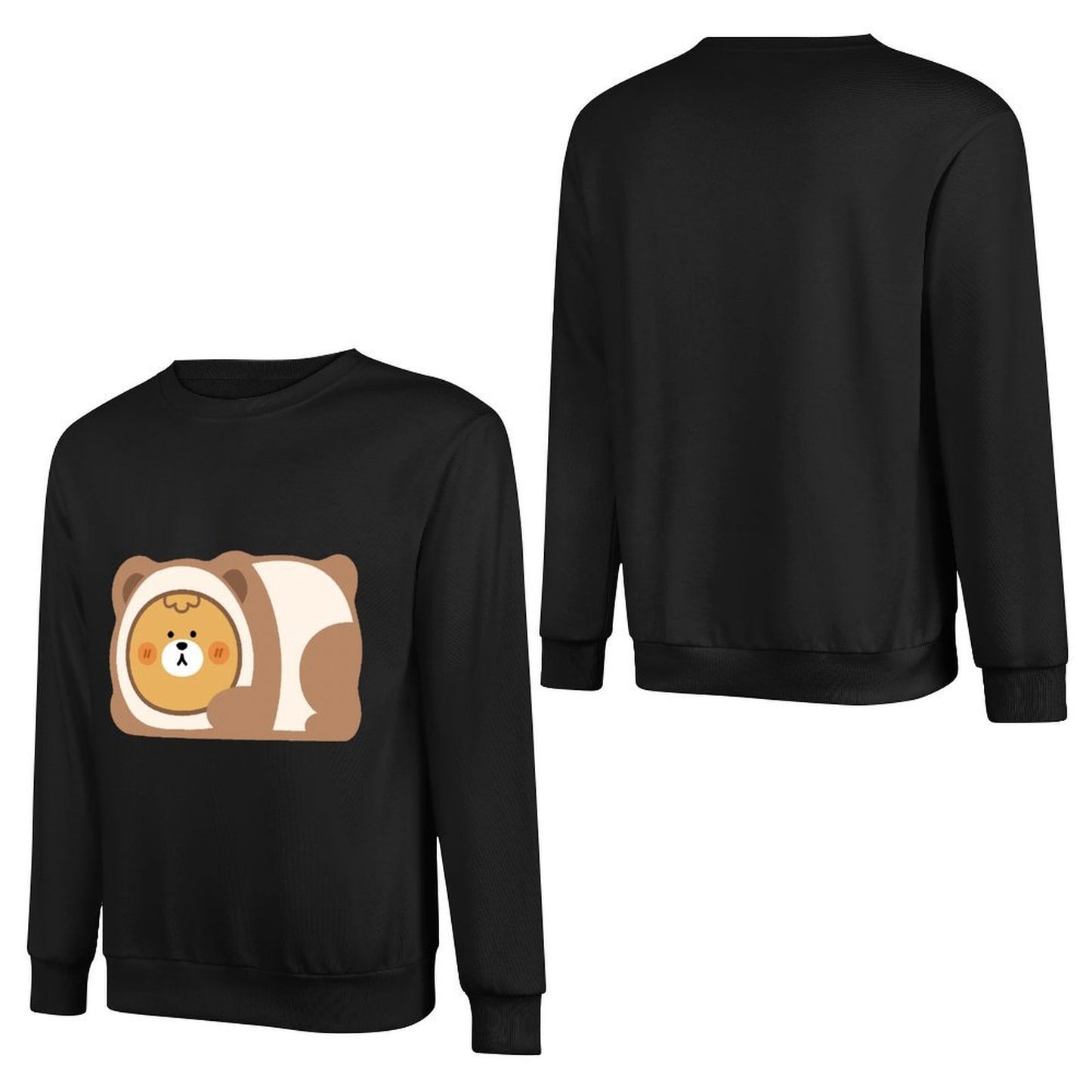 Front Patterned Long Sleeve TopLifestyle Print-Ready