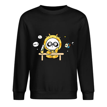 Front Patterned Long Sleeve TopDurable SmoothWear