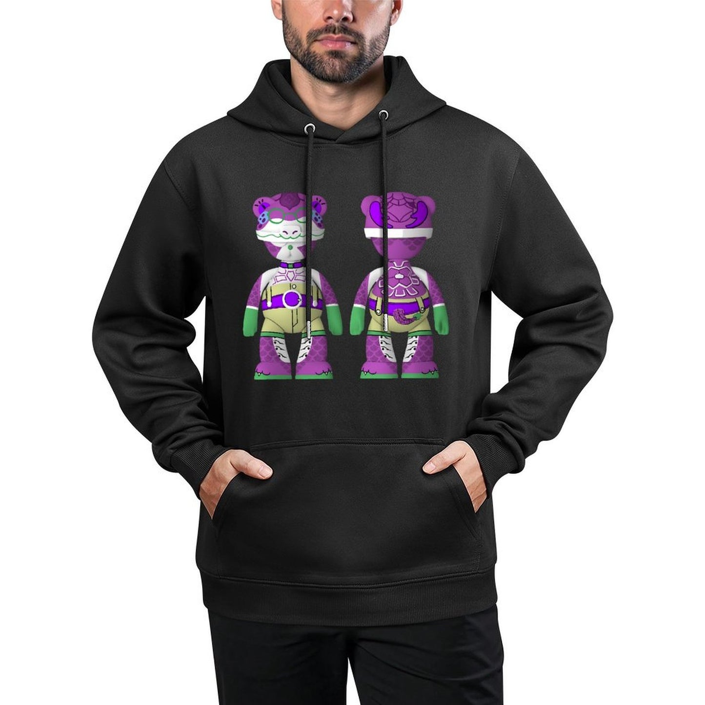 Hoodie Front PatternMoisture-Wicking SmoothWear