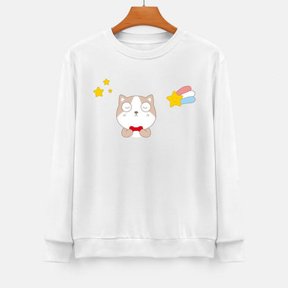 Front Patterned Long Sleeve TopDailyFit Clean Edges