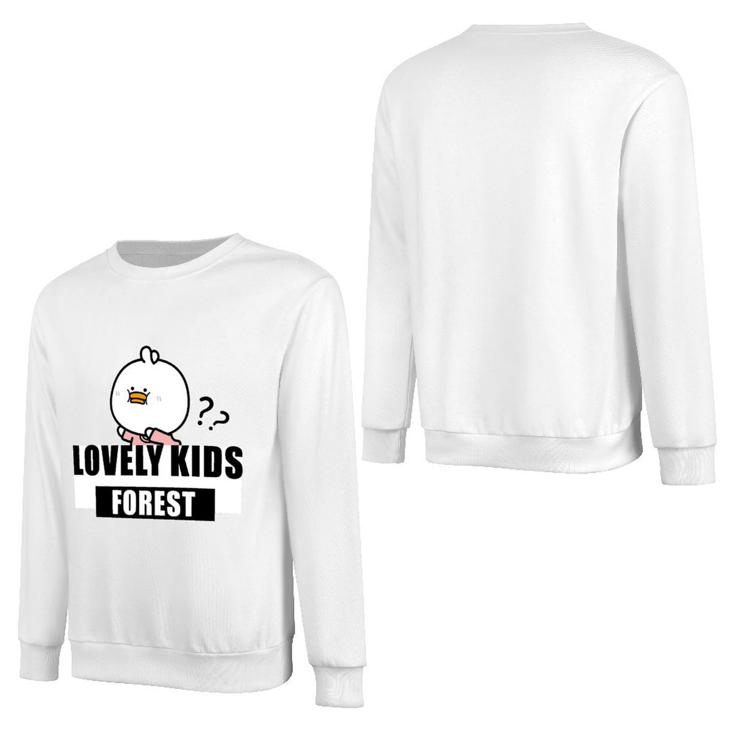 Front Patterned Long Sleeve TopMade-to-Order Printing