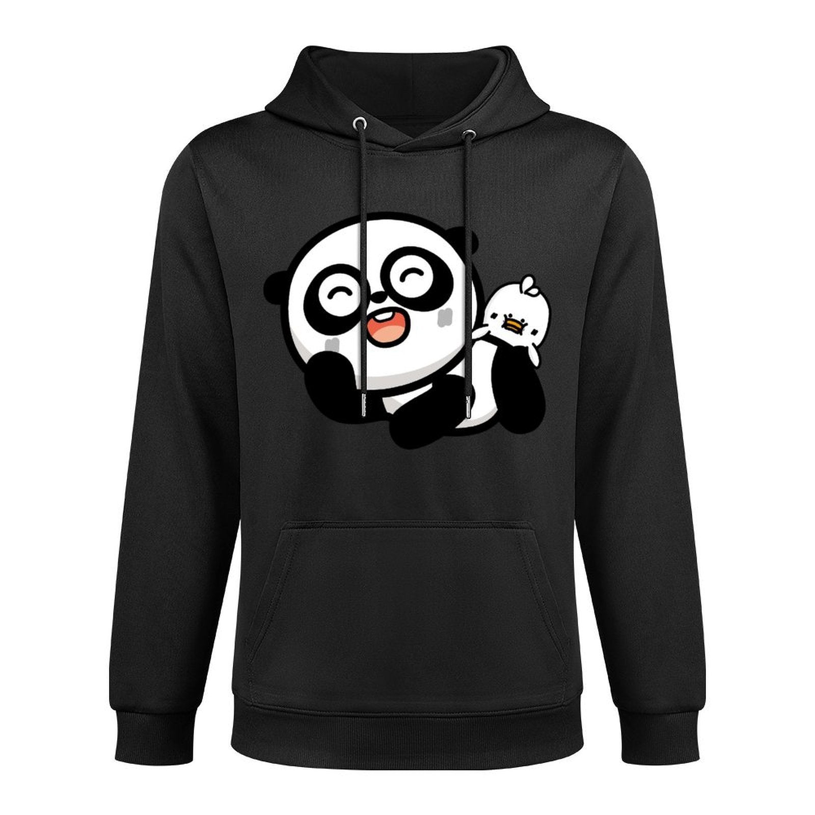 Solid DailyFit Front Graphic Hoodies
