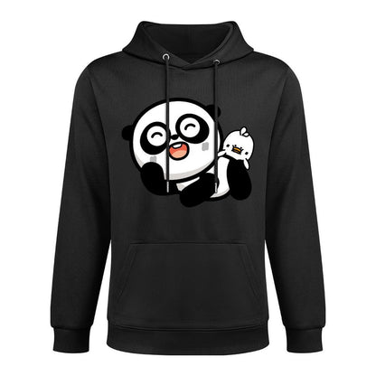 Solid DailyFit Front Graphic Hoodies