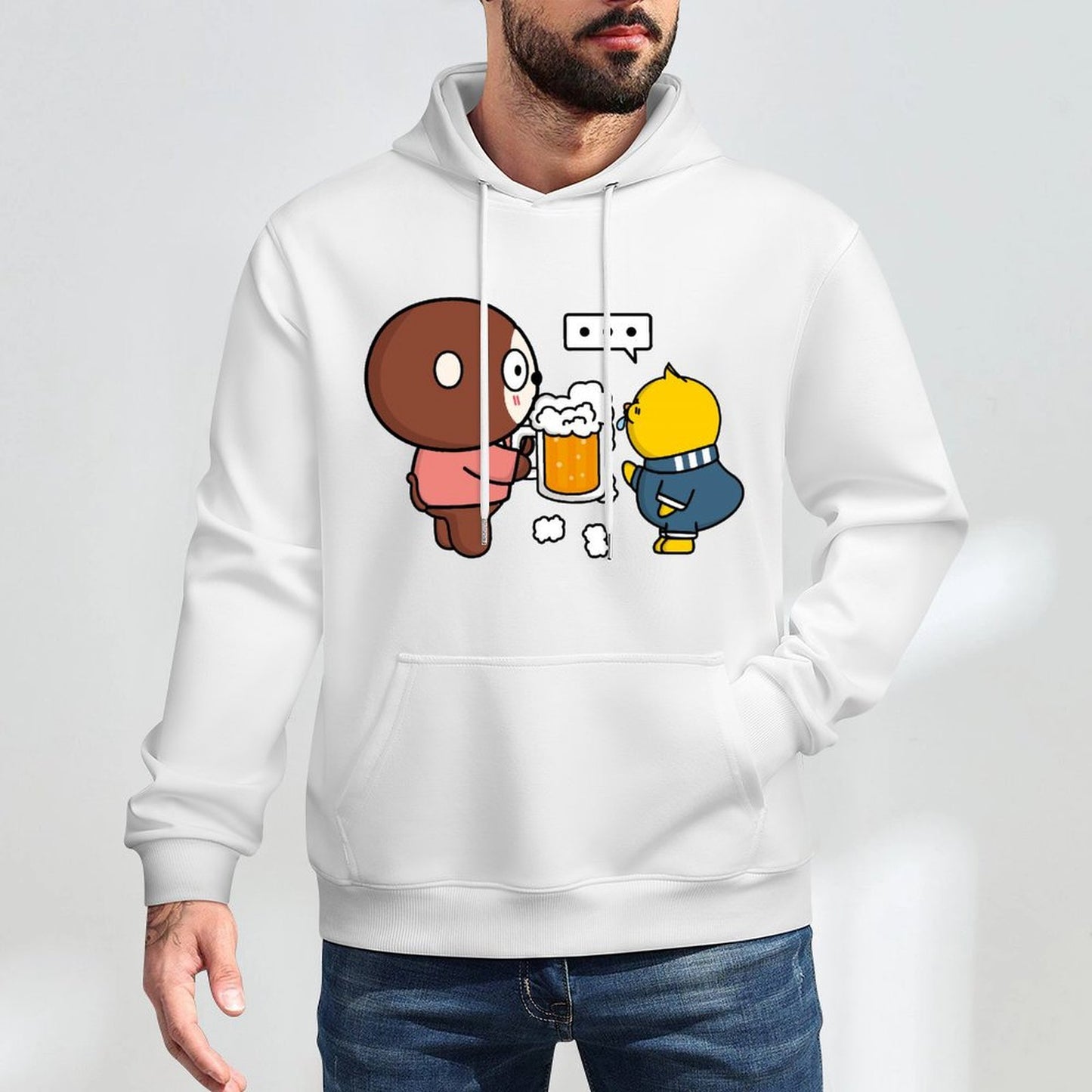 Recycled Long Lasting Front Graphic Hoodies