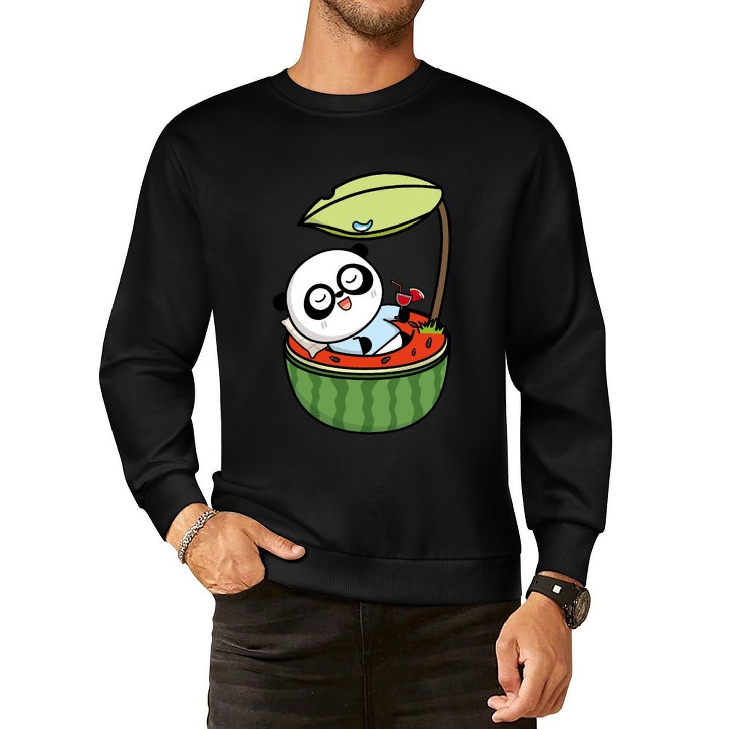 Front Patterned Long Sleeve TopTrueStyle Timeless