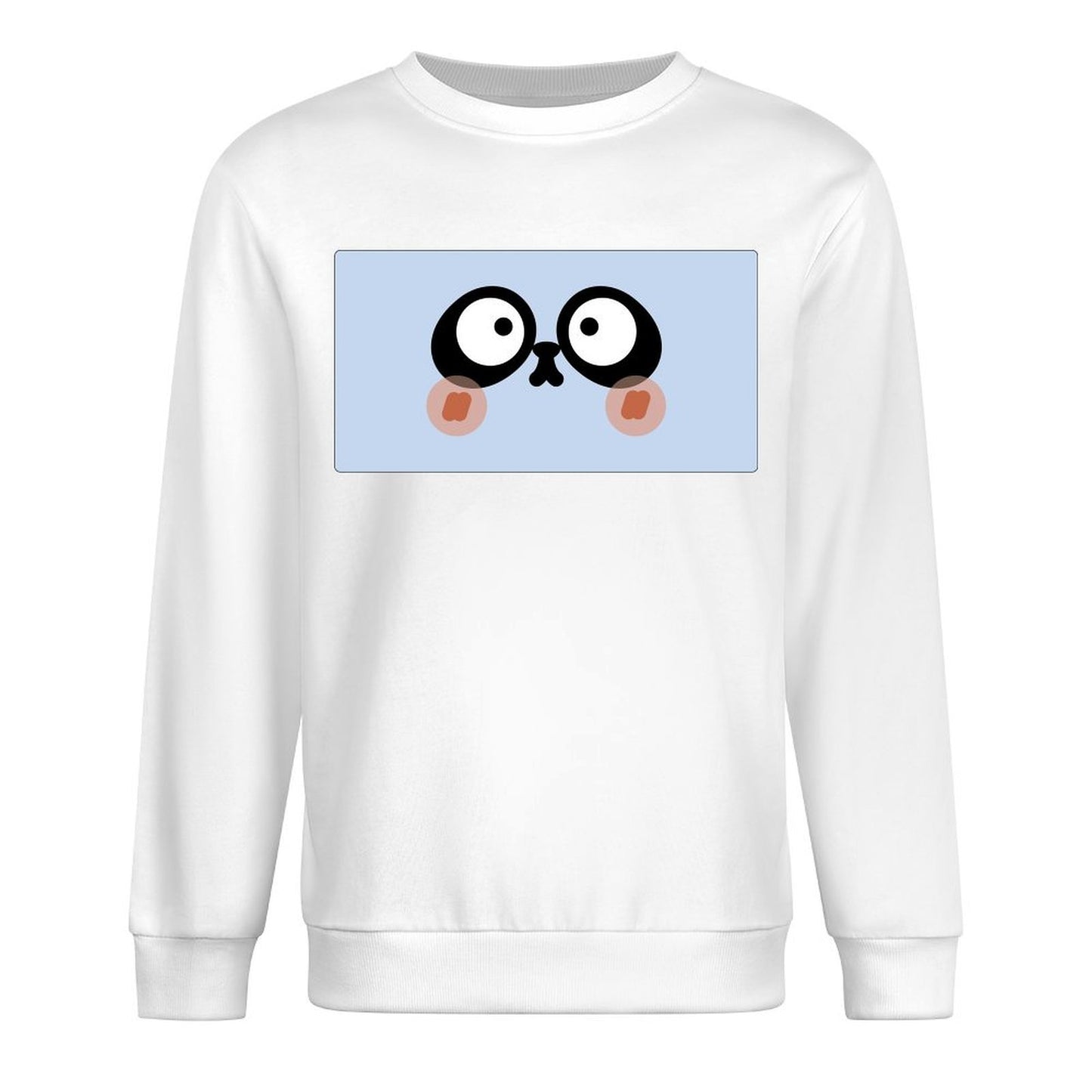 Front Patterned Long Sleeve TopRegular EasyStyle