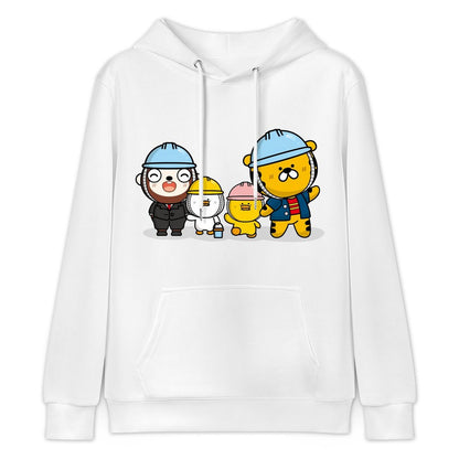 Vintage ClassicFit Front Graphic Hoodies