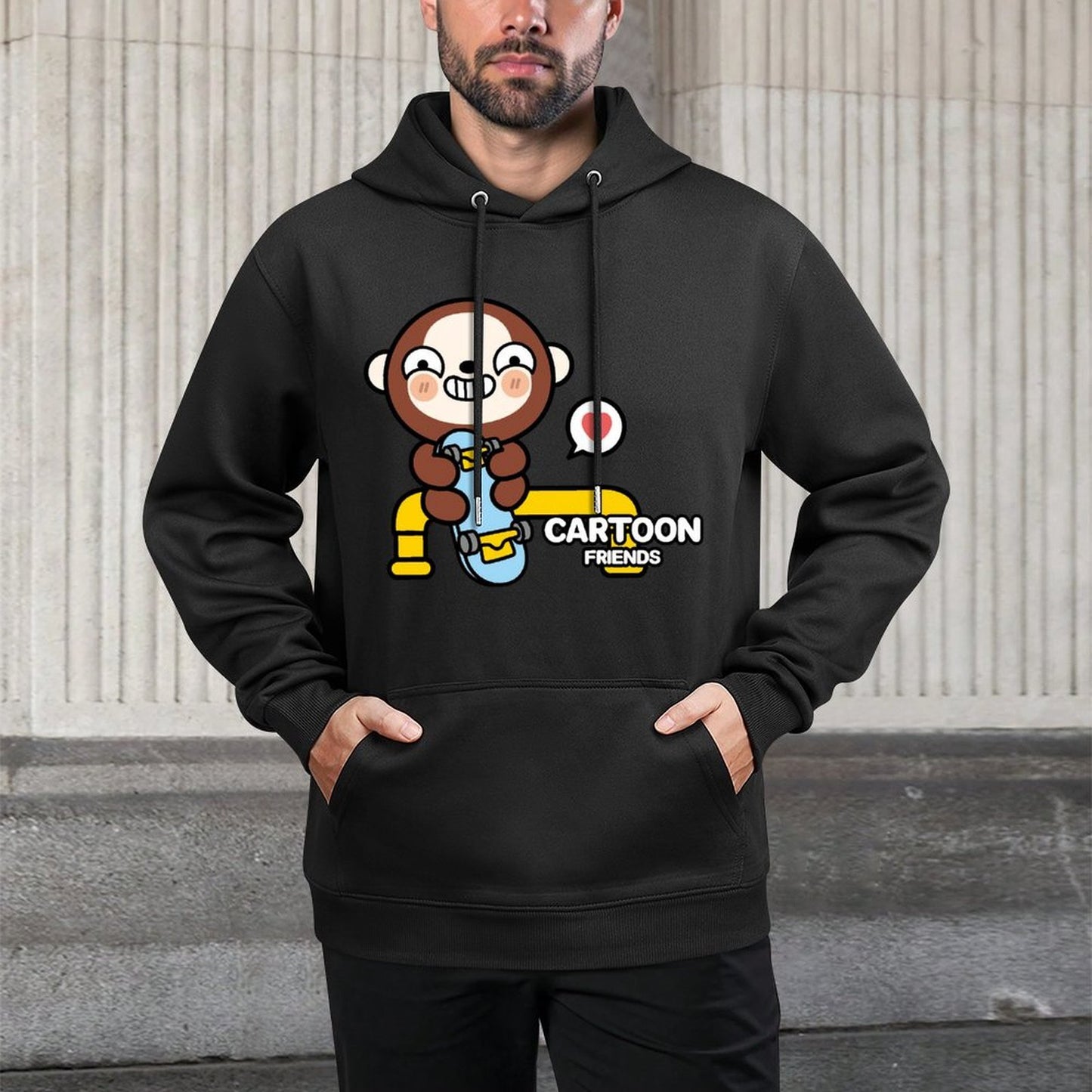 Wrinkle-Free  Front Graphic Hoodies