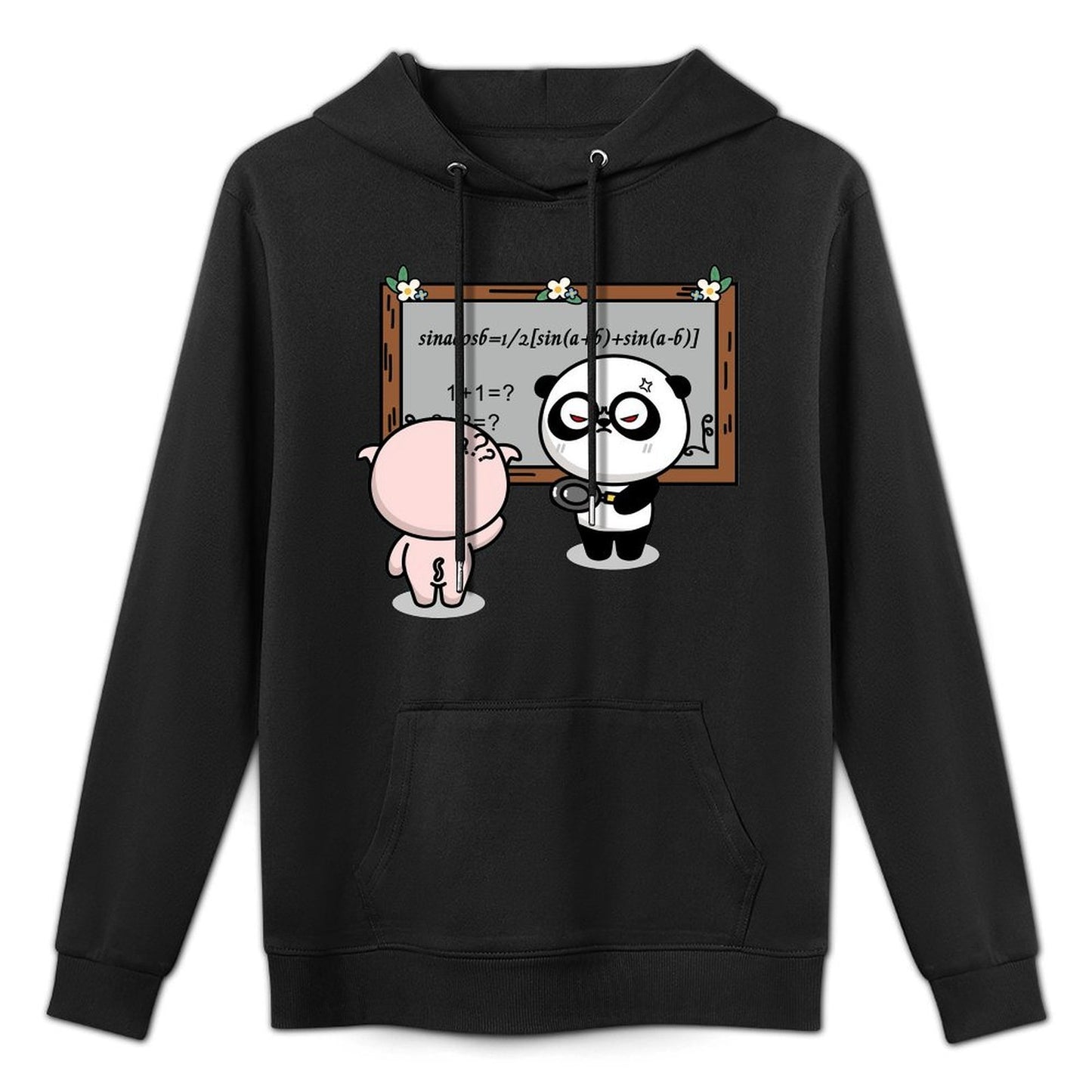 Front Graphic HoodiesCasual Neutral