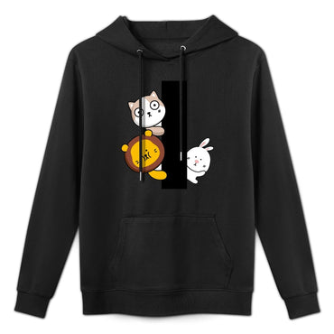 Active Casual Front Graphic Hoodies