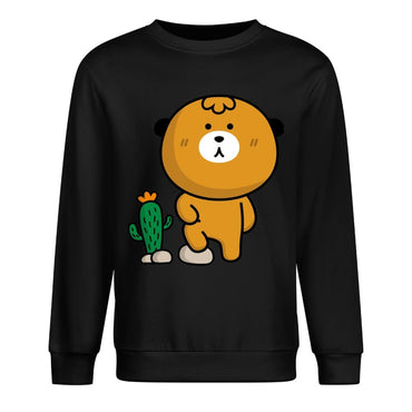 Front Patterned Long Sleeve TopStudio SmoothWear