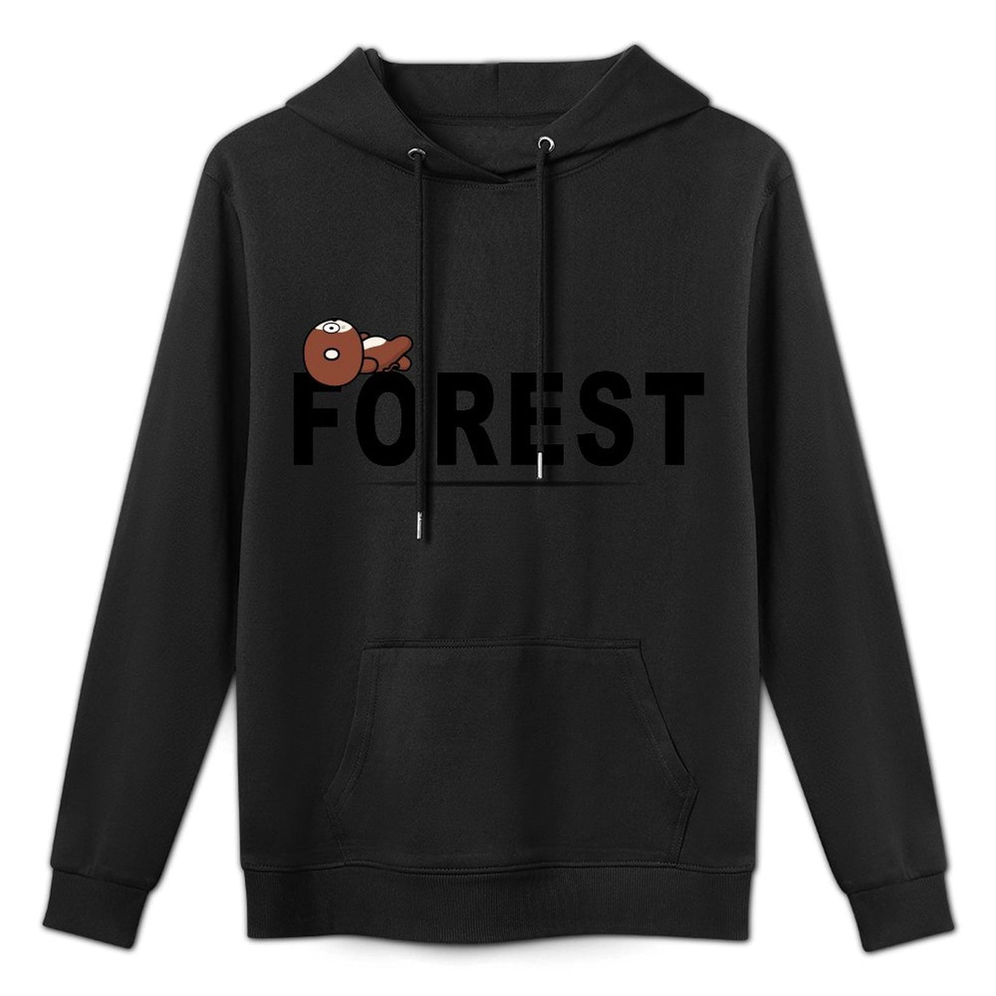 ClassicFit Sleek Front Graphic Hoodies