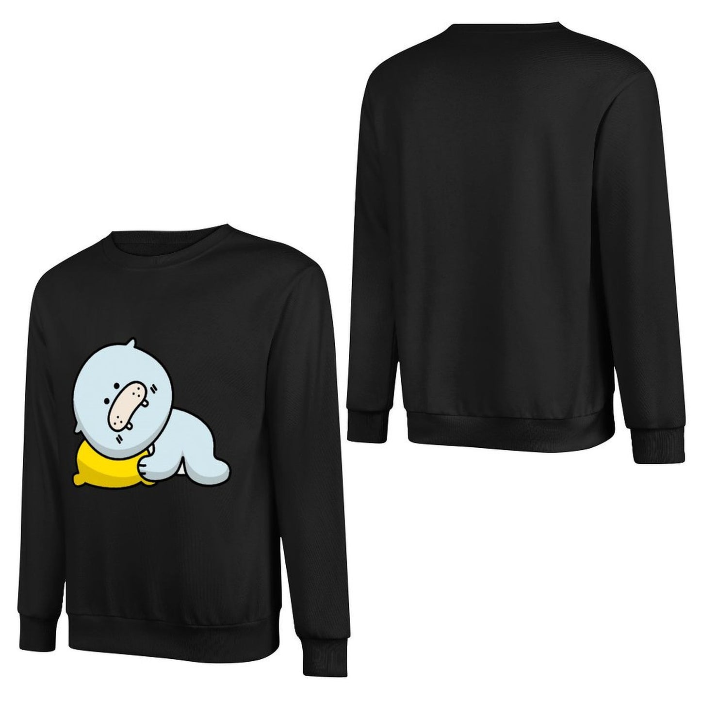 Front Patterned Long Sleeve TopWeekend Smooth Feel