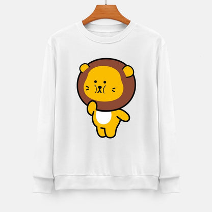 Front Patterned Long Sleeve TopStreetStyle Sharp