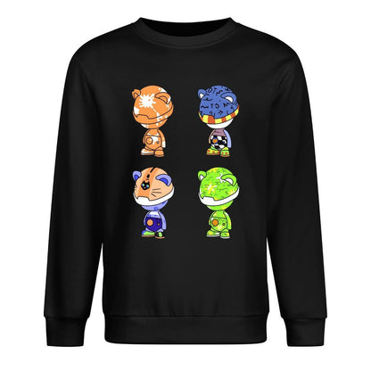 IPIB 250g Crew Neck Long Sleeve Sweatshirt Front GraphicCrew Neck Long Sleeve Sweatshirt6000074-4