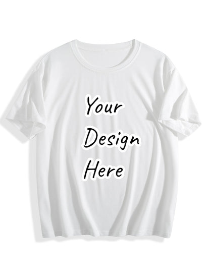 Customizable Front Design Women's Short-Sleeve White