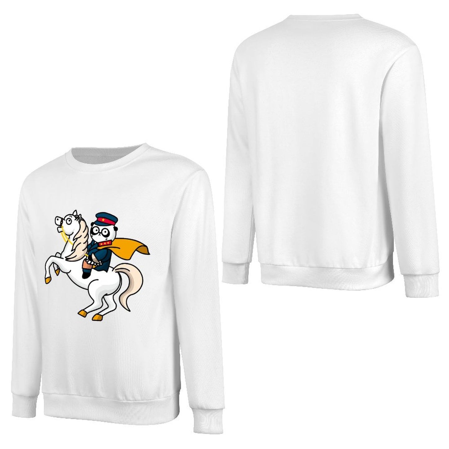 Front Patterned Long Sleeve TopRecycled Urban