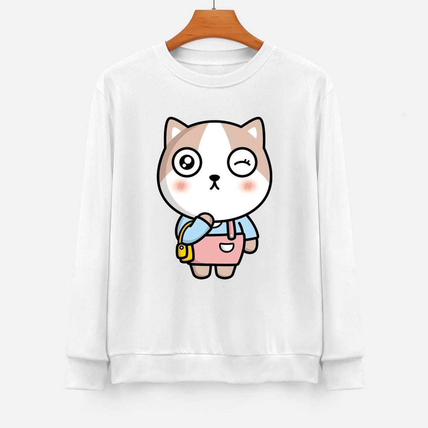 Front Patterned Long Sleeve TopTimelessStyle Strong