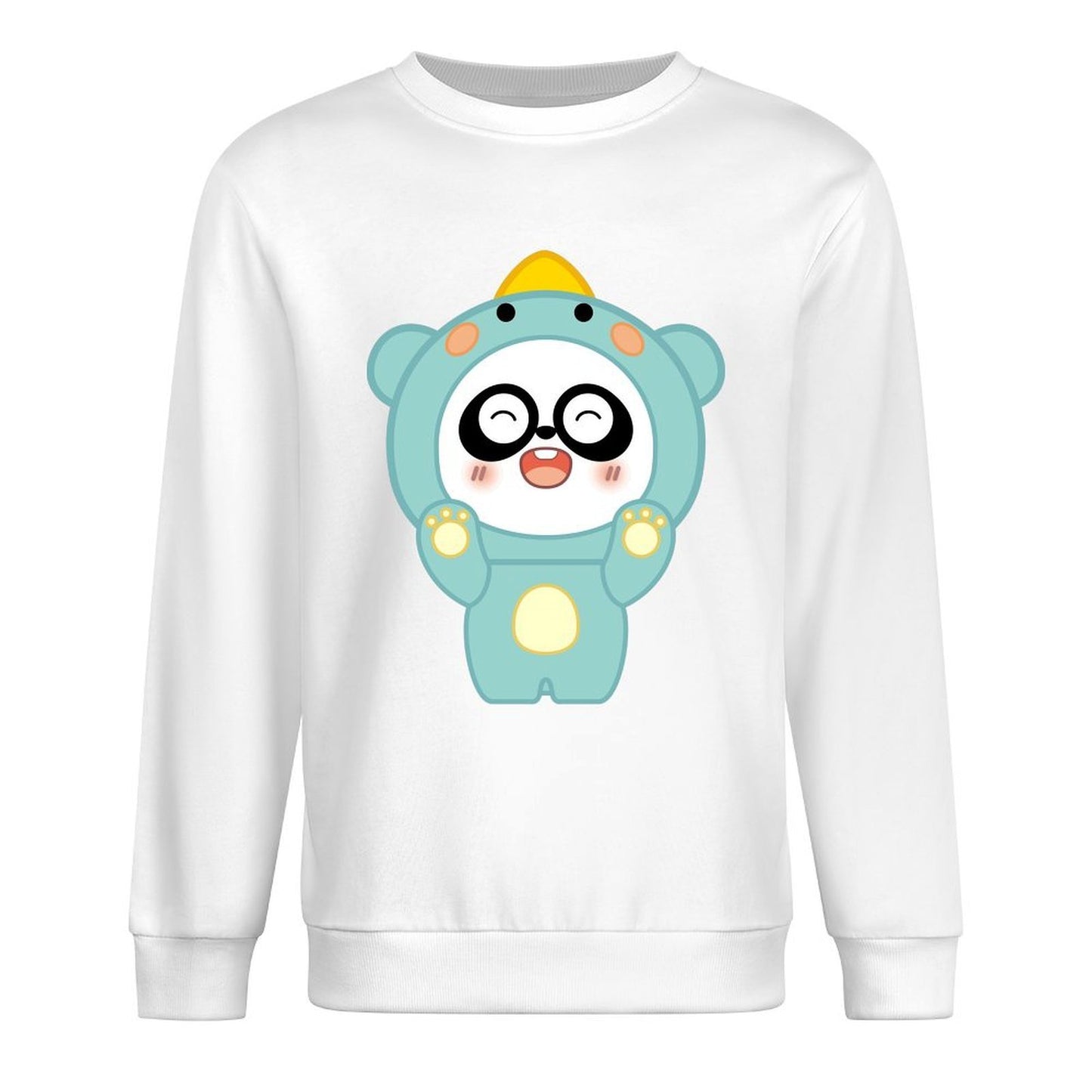 Front Patterned Long Sleeve TopUnisex Signature