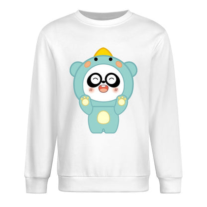 Front Patterned Long Sleeve TopUnisex Signature