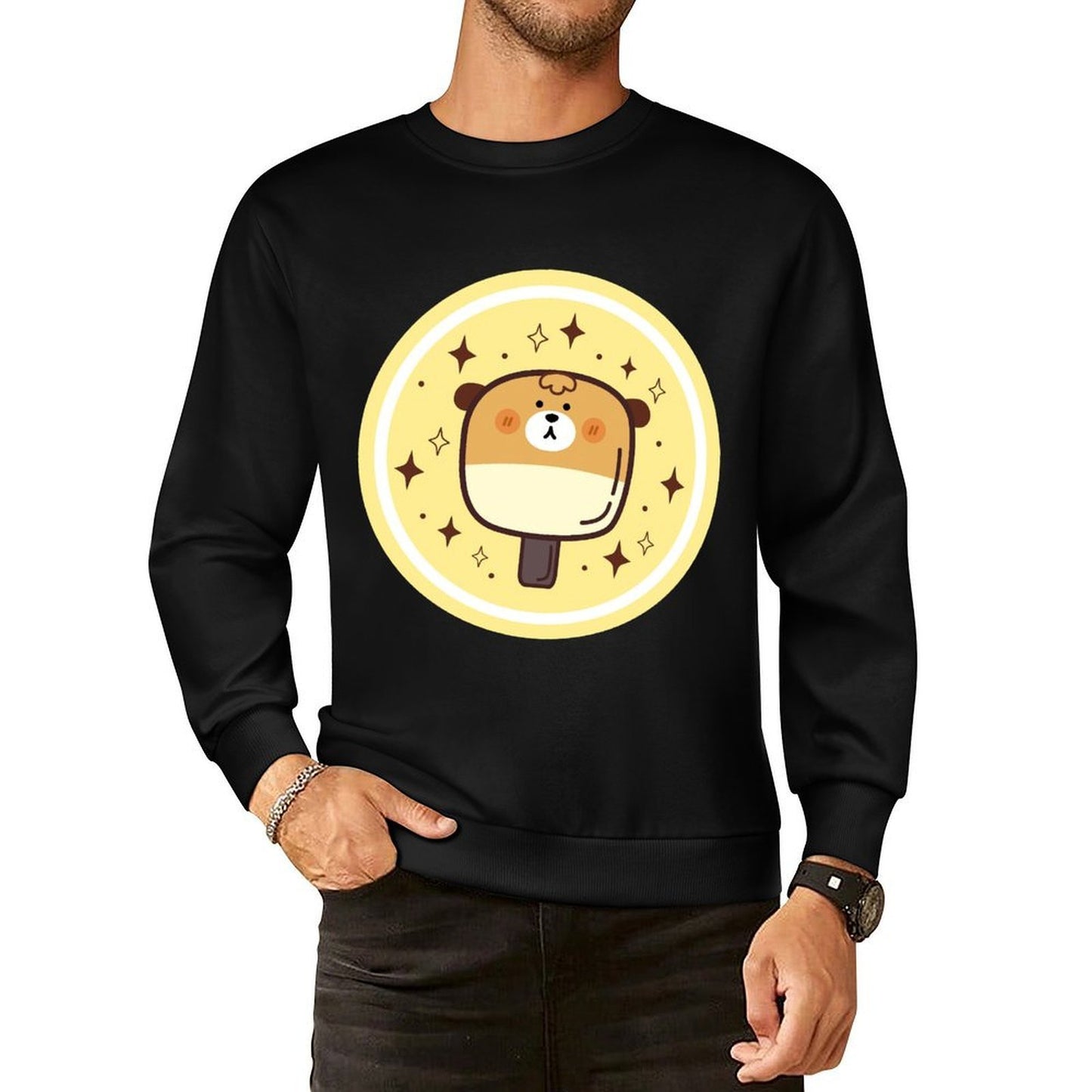 Front Patterned Long Sleeve TopEverydayTee Sport