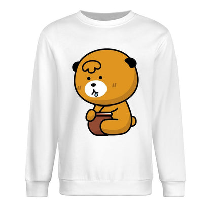 Front Patterned Long Sleeve TopWeekend Sharp