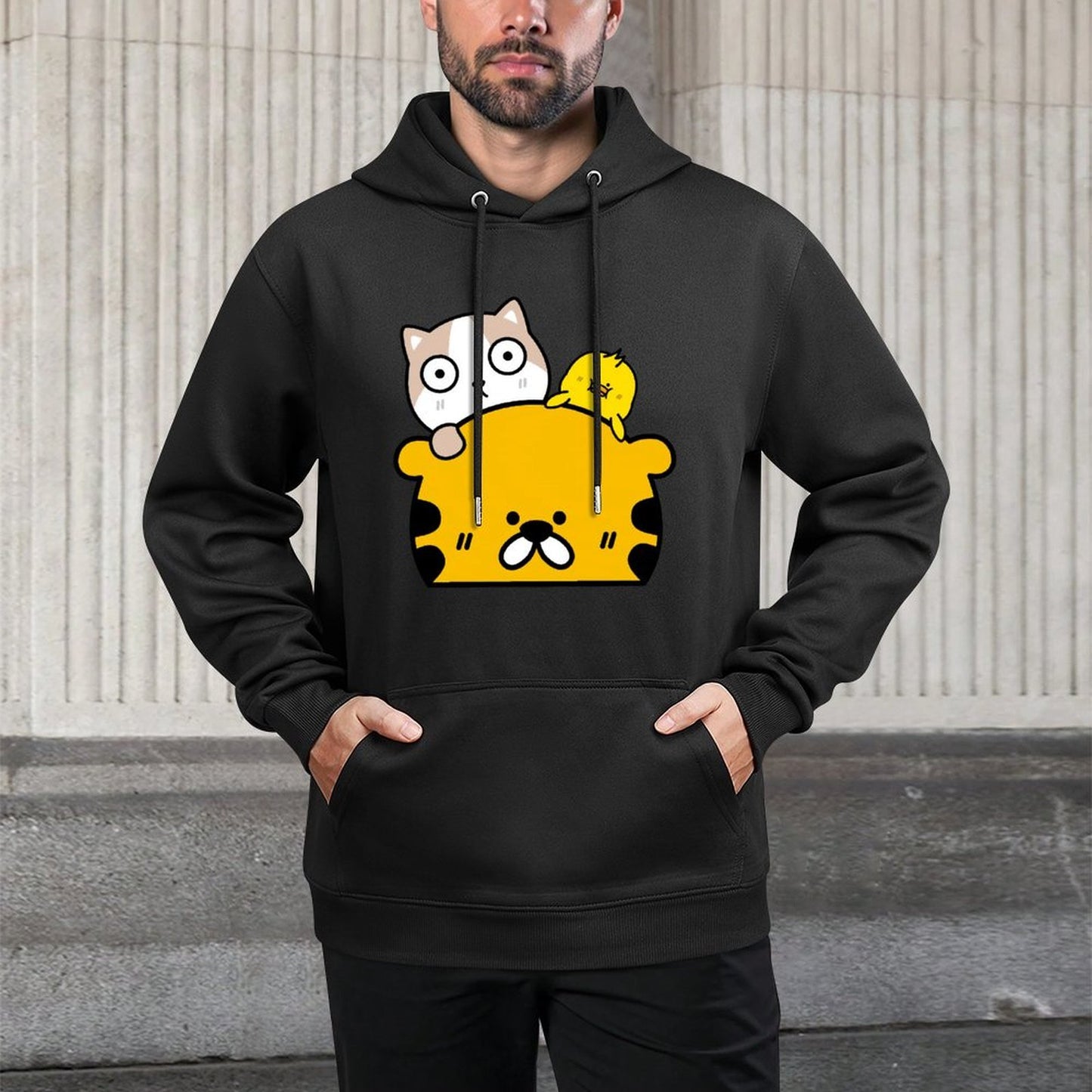 SmoothWear Street Front Graphic Hoodies