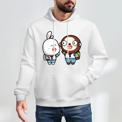 Sleek EverydayWear Front Graphic Hoodies