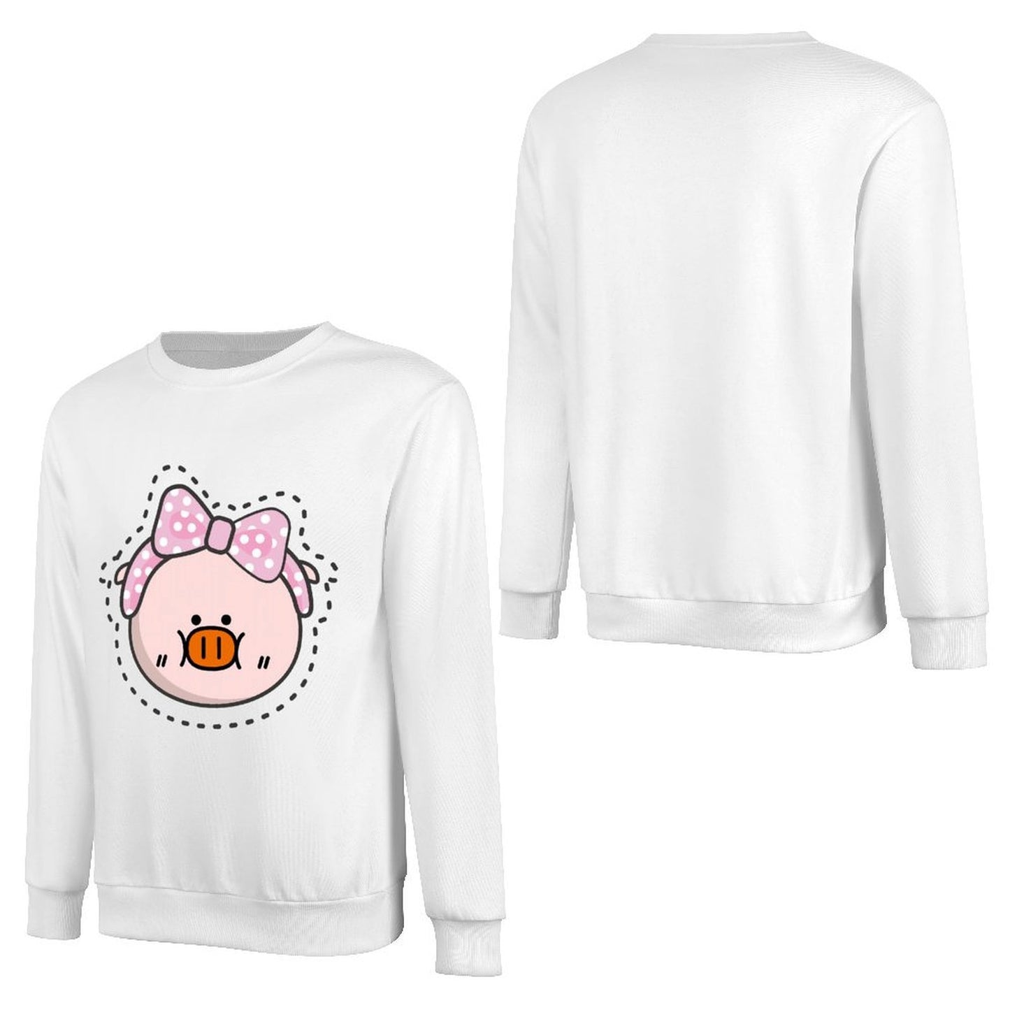 Front Patterned Long Sleeve TopModern ActiveWear