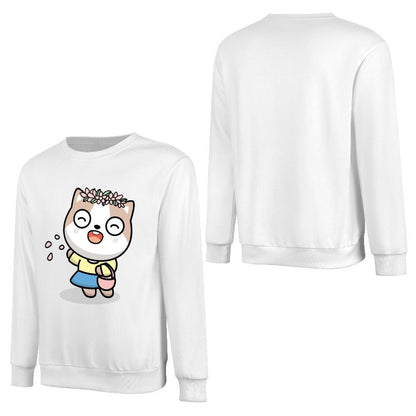 Front Patterned Long Sleeve TopSignature EverydayComfort