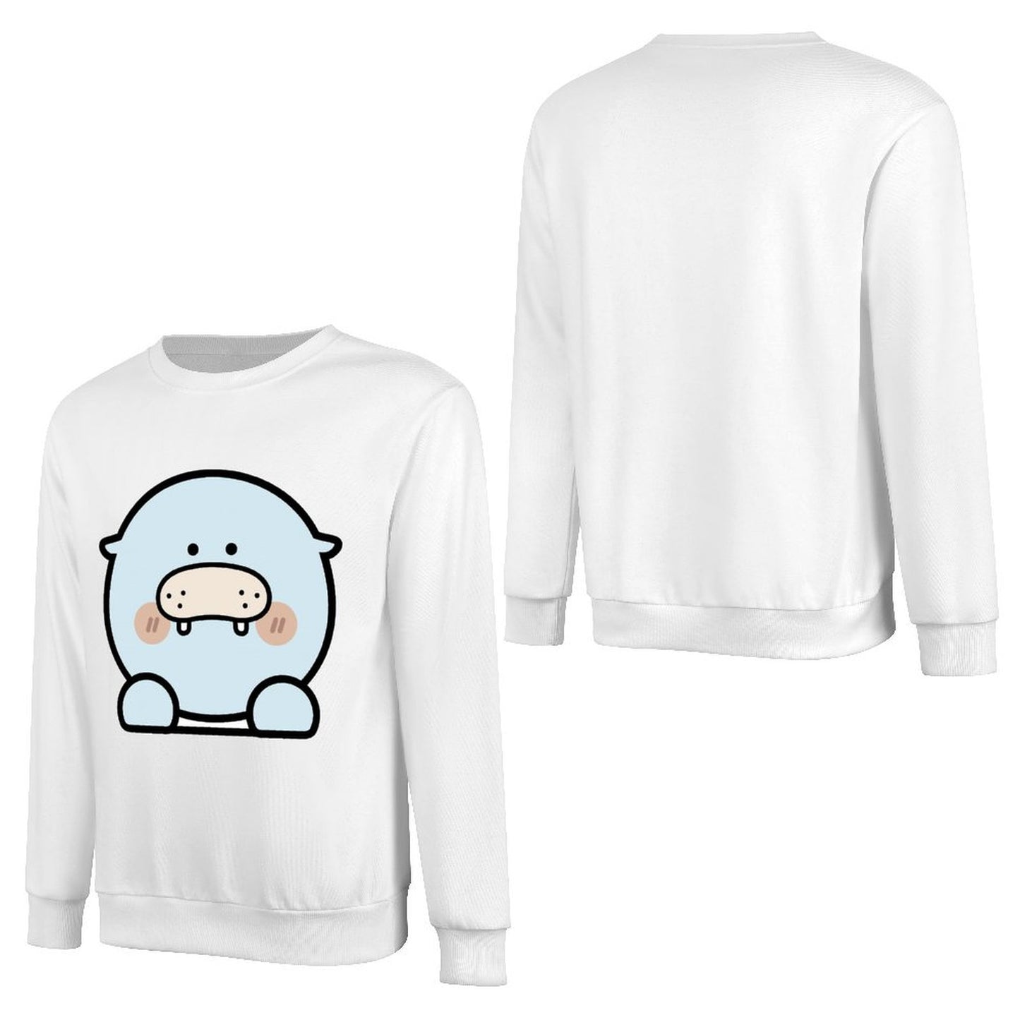 Front Patterned Long Sleeve TopEverydayFit Midweight